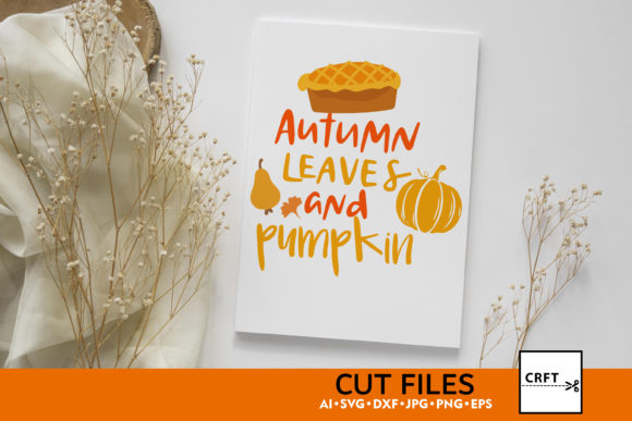 Autumn Leaves and Pumpkin Graphics for Creative Publishers