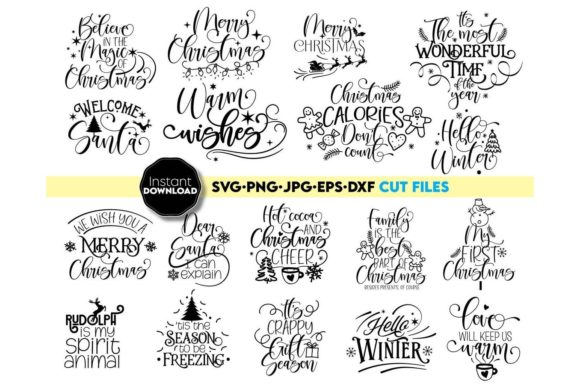Christmas Graphics for Crafts and Design