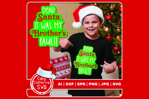 Dear Santa Graphics for Festive Crafts