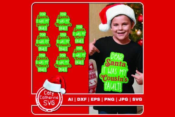Dear Santa My Relative s Fault Christmas Graphics