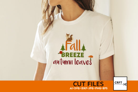 Fall Breeze Autumn Leaves Graphics for Crafts
