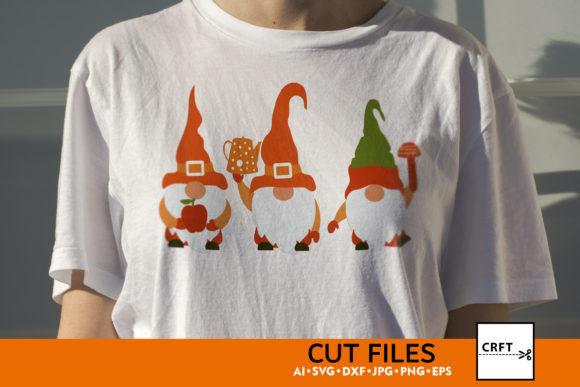 Fall Gnomes Graphics for Seasonal Crafts