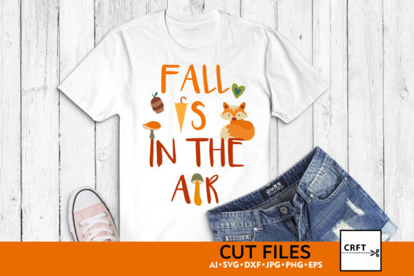 FALL in the Air Graphics for Crafts and Branding