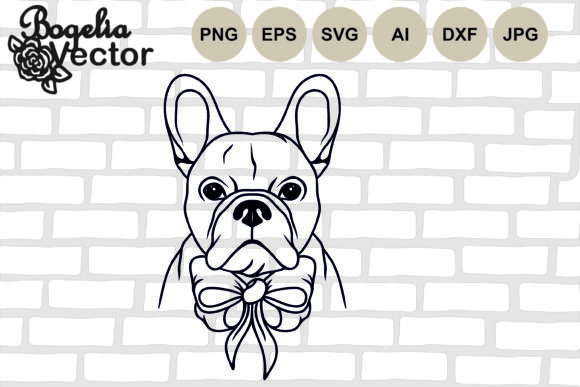 Frenchie Graphic for Local Branding