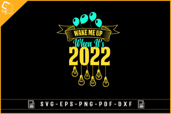 Fun New Year Design Graphics for Crafts