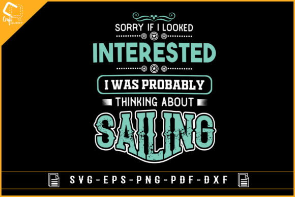 Fun Sailing Design for T-Shirts