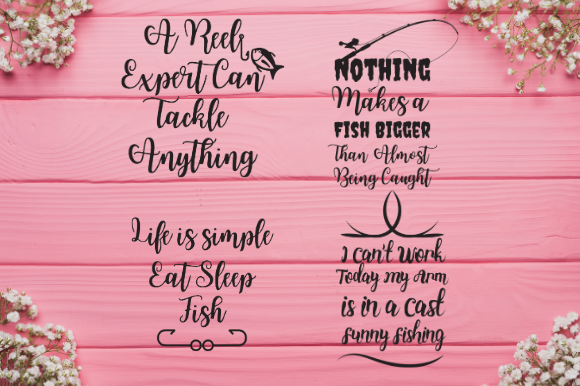 Funny Fishing Quotes Graphics for Local Business Branding