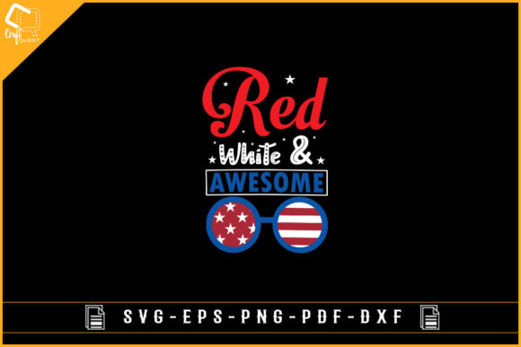 Graphic Asset for USA Flag Sunglasses