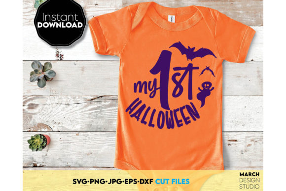 Halloween SVG My 1st Halloween Kid Shirt