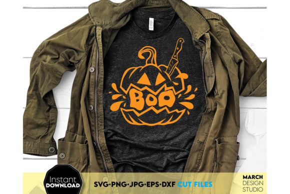 Halloween SVG Shirt Pumpkin Boo Decor