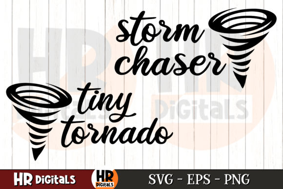 Storm Chaser Tiny Tornado Mommy and Me Graphics